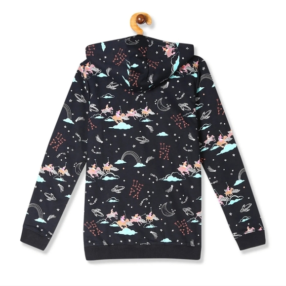 US Polo brand kids printed hooded sweatshirt - Picture 2 of 5